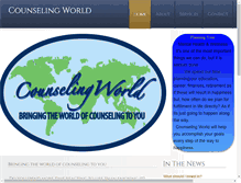 Tablet Screenshot of counselingworld.com